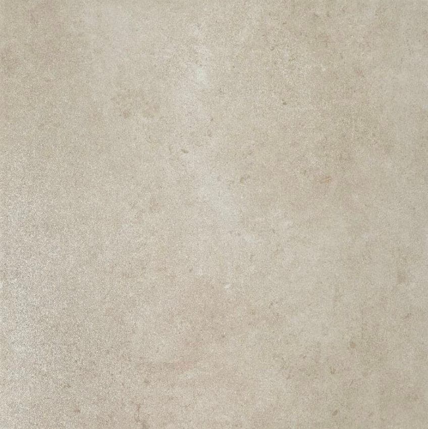 Konkrit Beige. Glazed Porcelain, Cushion Edge