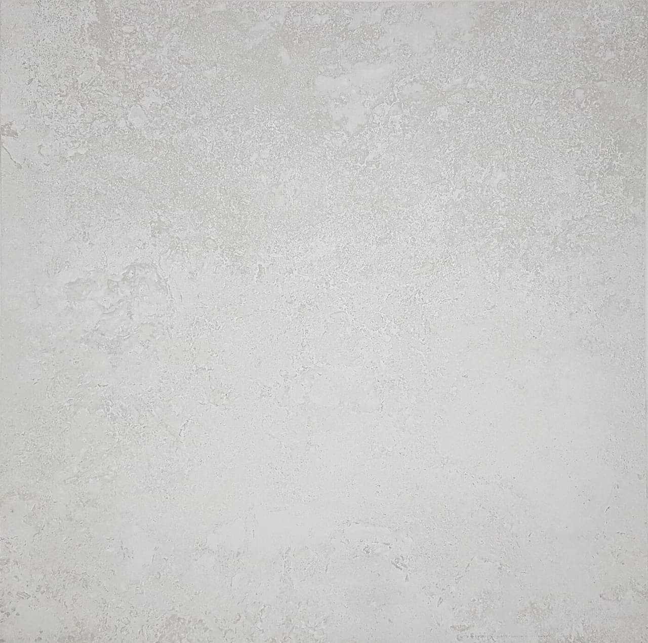 Travertition White Cross-Cut Travertine Glazed Porcelain, Rectified Edges
