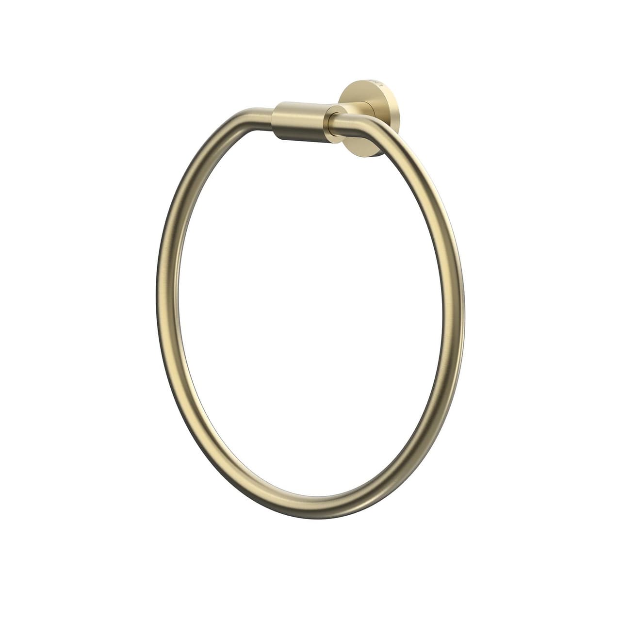 Titan Hand Towel Ring Brushed Gold
