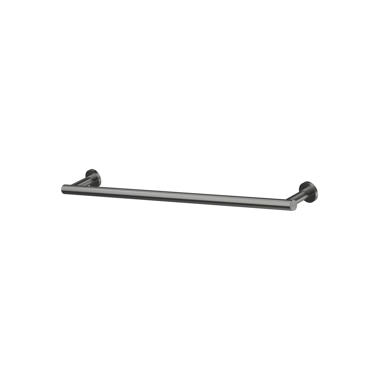 Titan Single Towel Rail 600mm Gun Metal